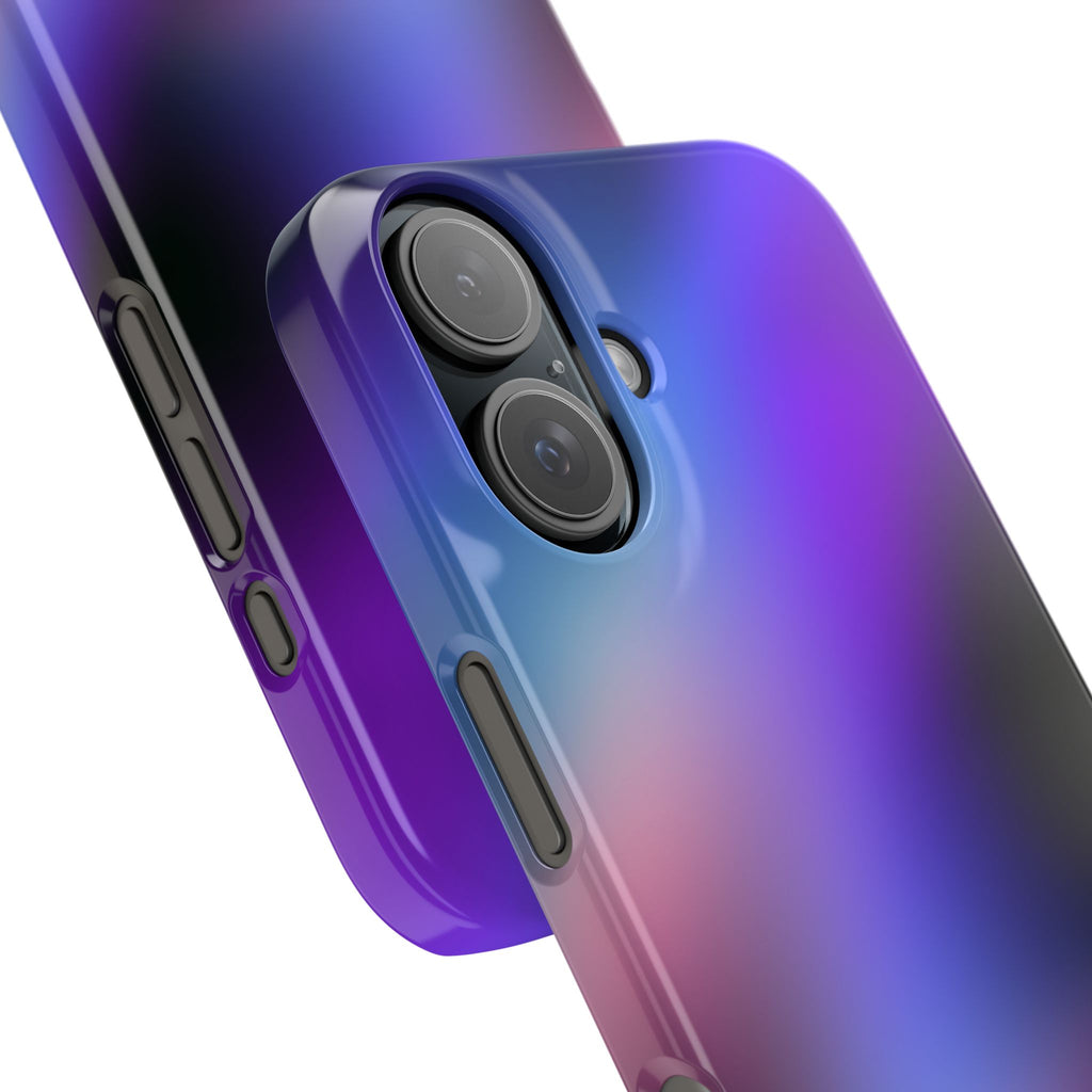 AURORA iPhone slim case - Purple/Black