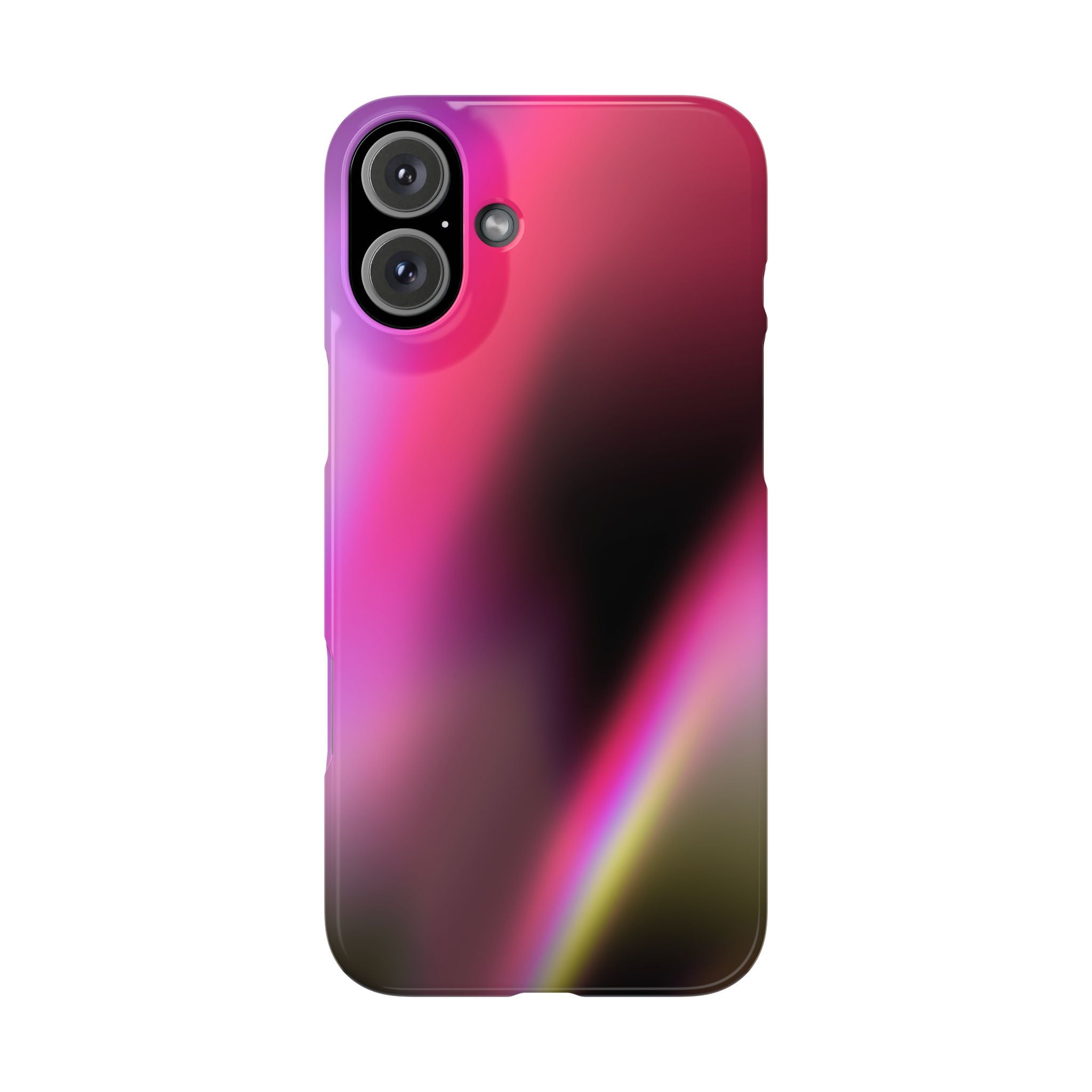 AURORA iPhone slim case - Pink/Black