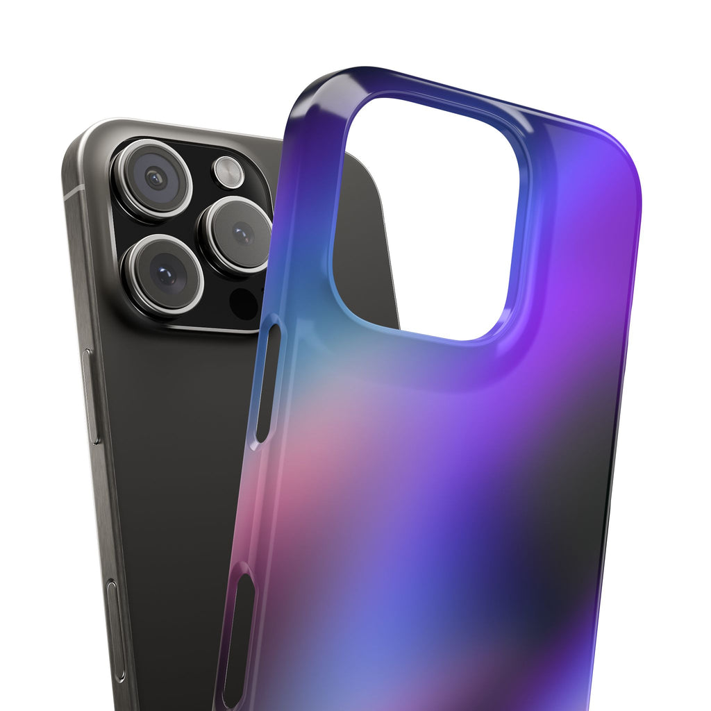 AURORA iPhone slim case - Purple/Black