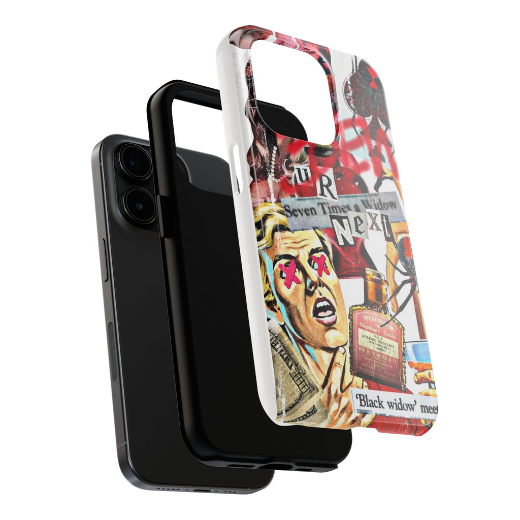 Black widow iPhone case