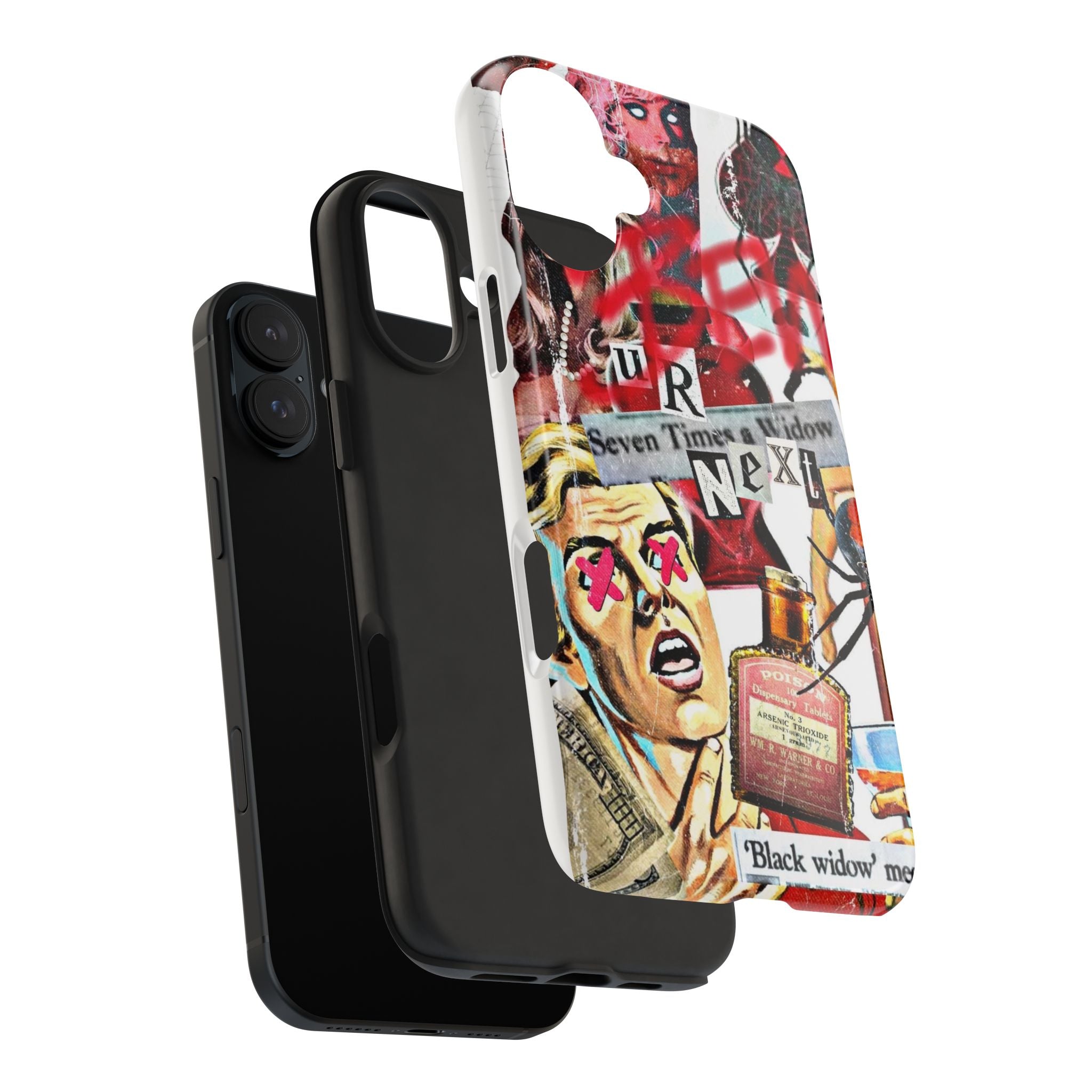 Black widow iPhone case