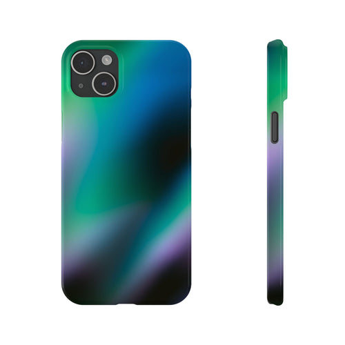 AURORA iPhone Slim case - Teal/Black