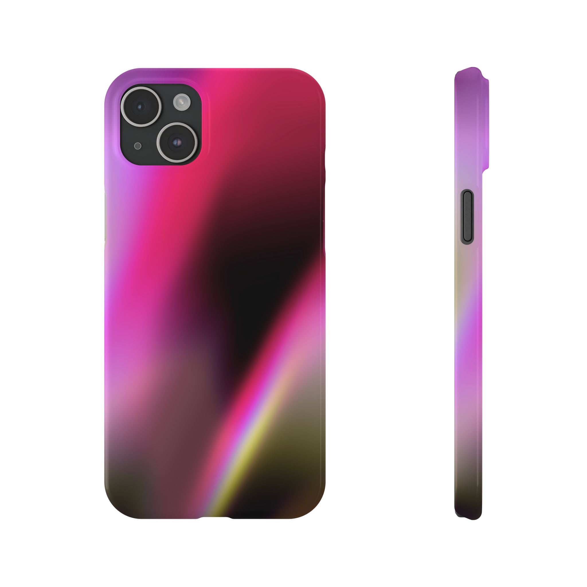 AURORA iPhone slim case - Pink/Black