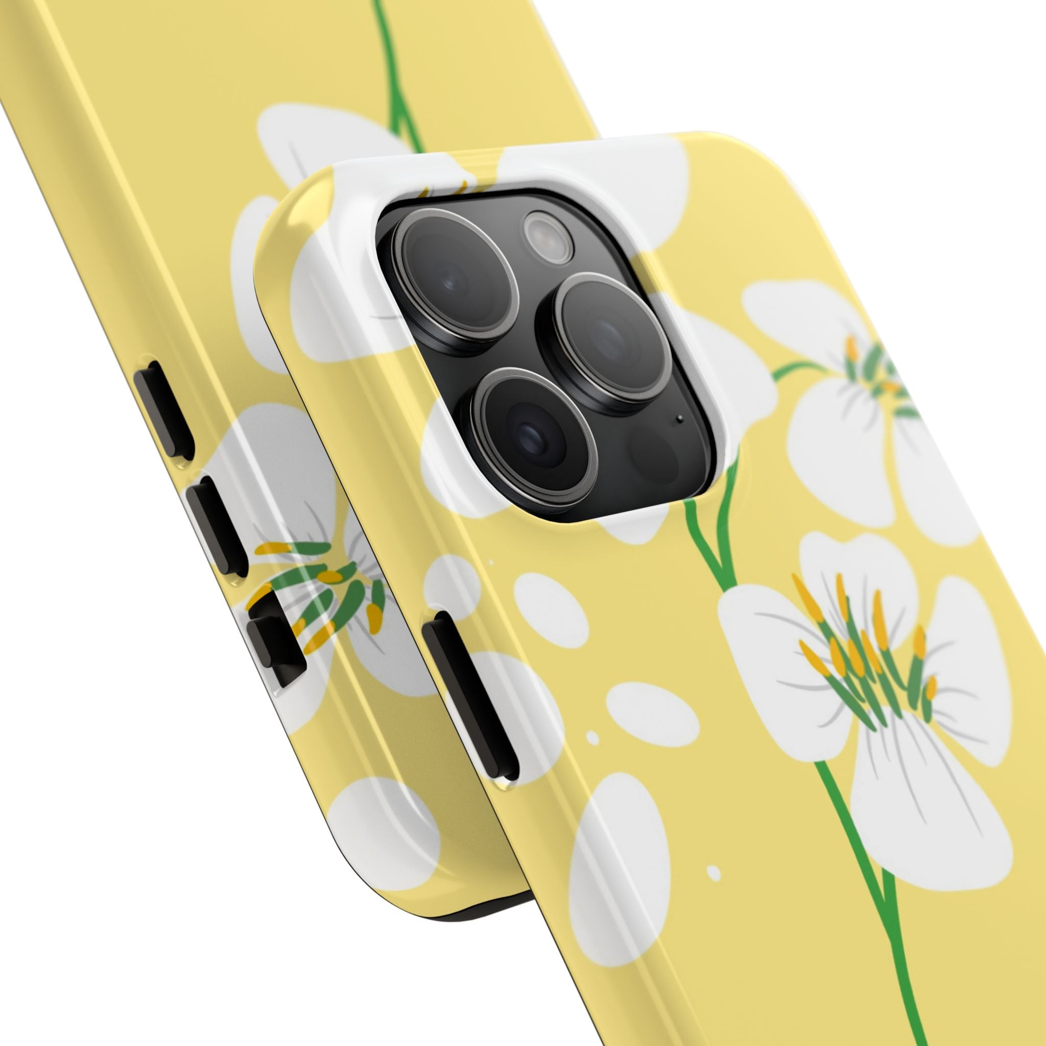 Yellow Florals iPhone Case