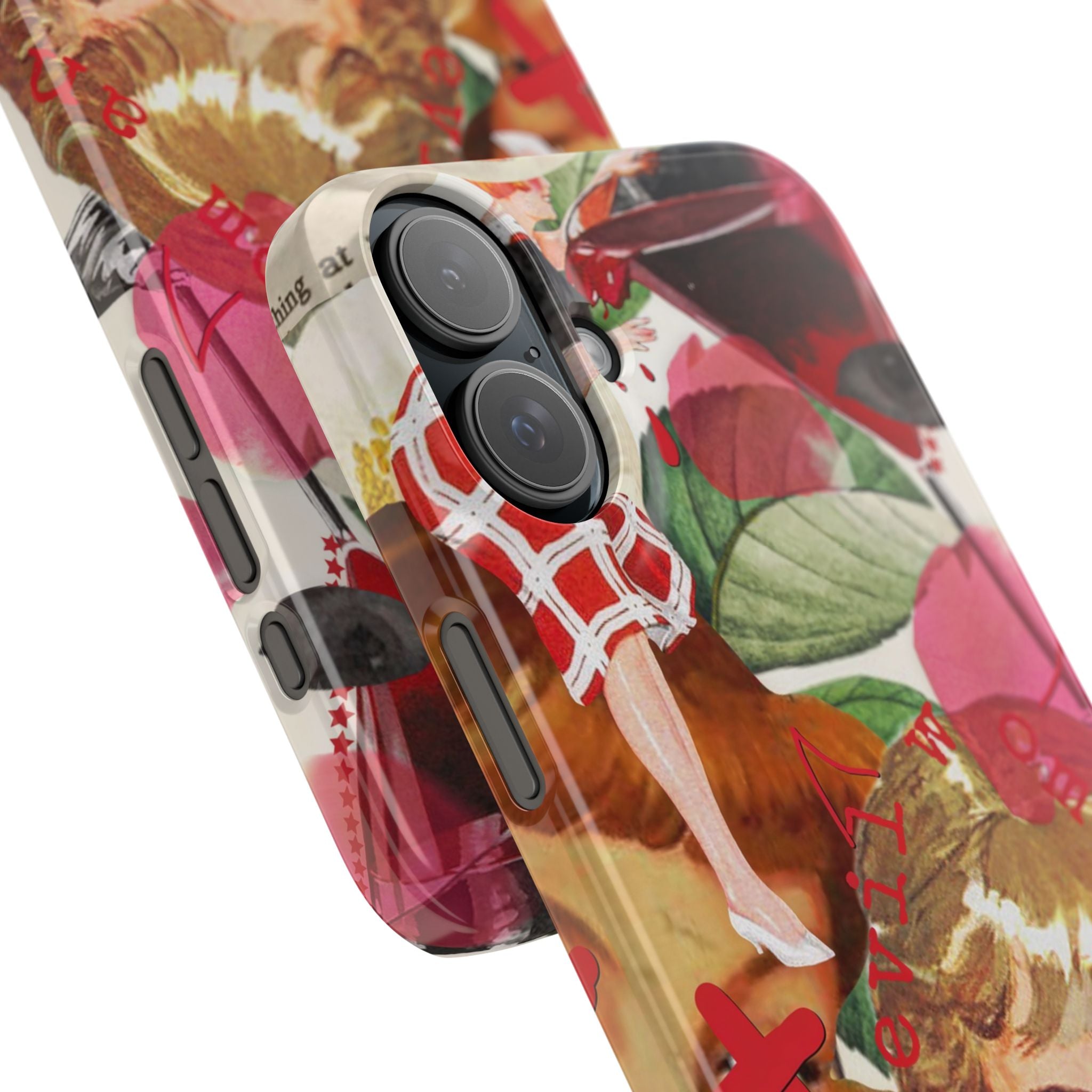 Twisted collage iPhone case