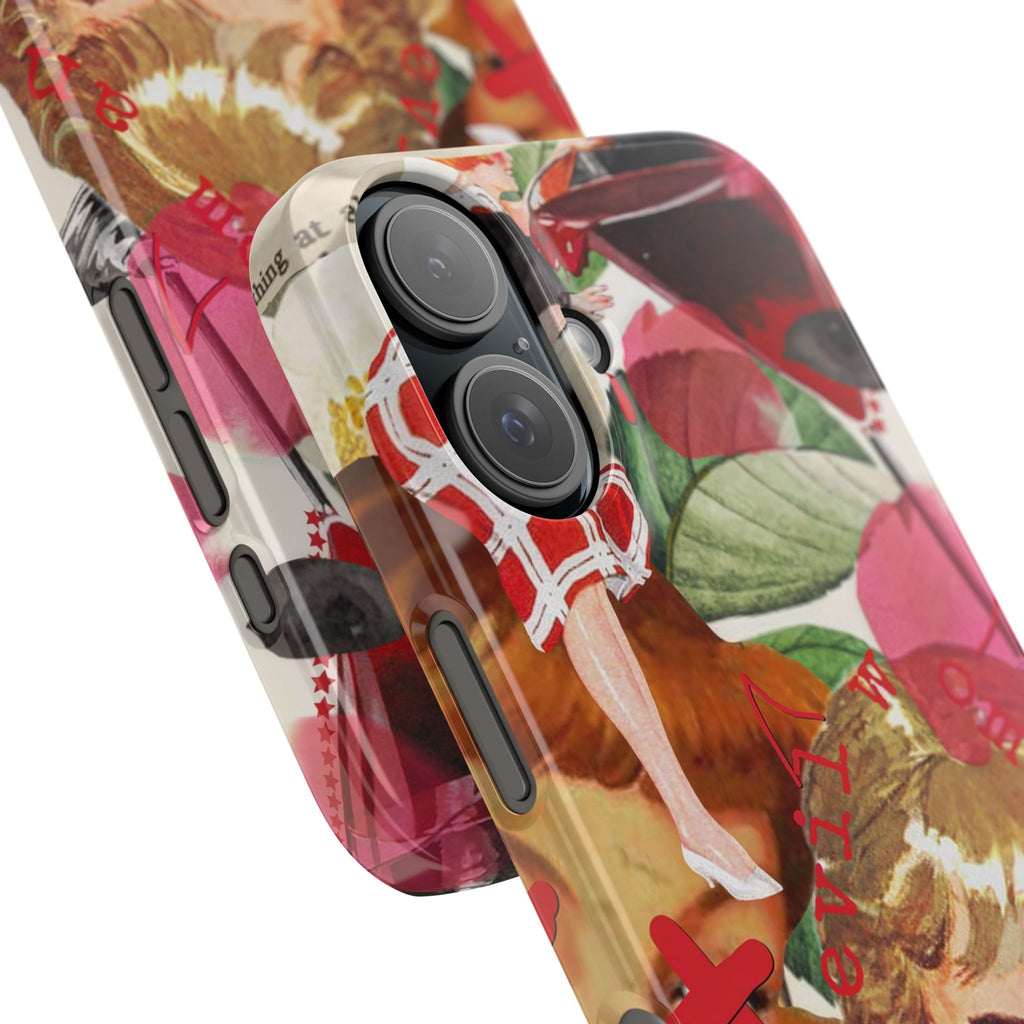 Twisted collage iPhone case