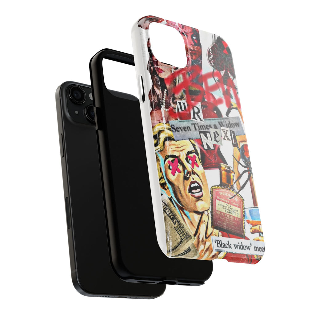 Black widow iPhone case