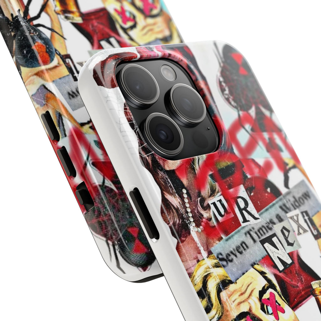 Black widow iPhone case