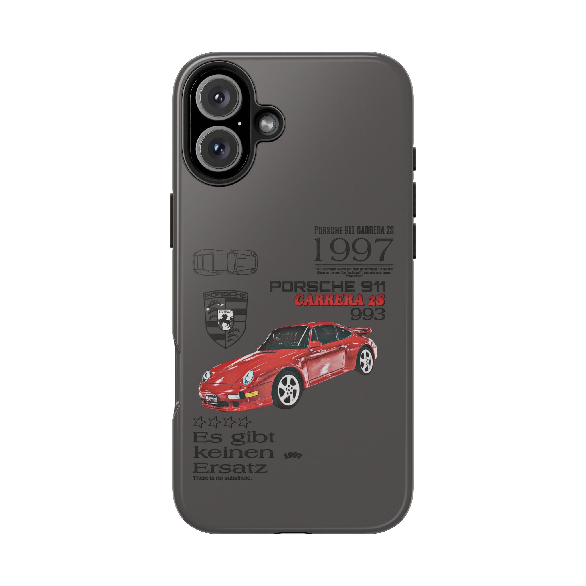 Porsche retro 911 iPhone case