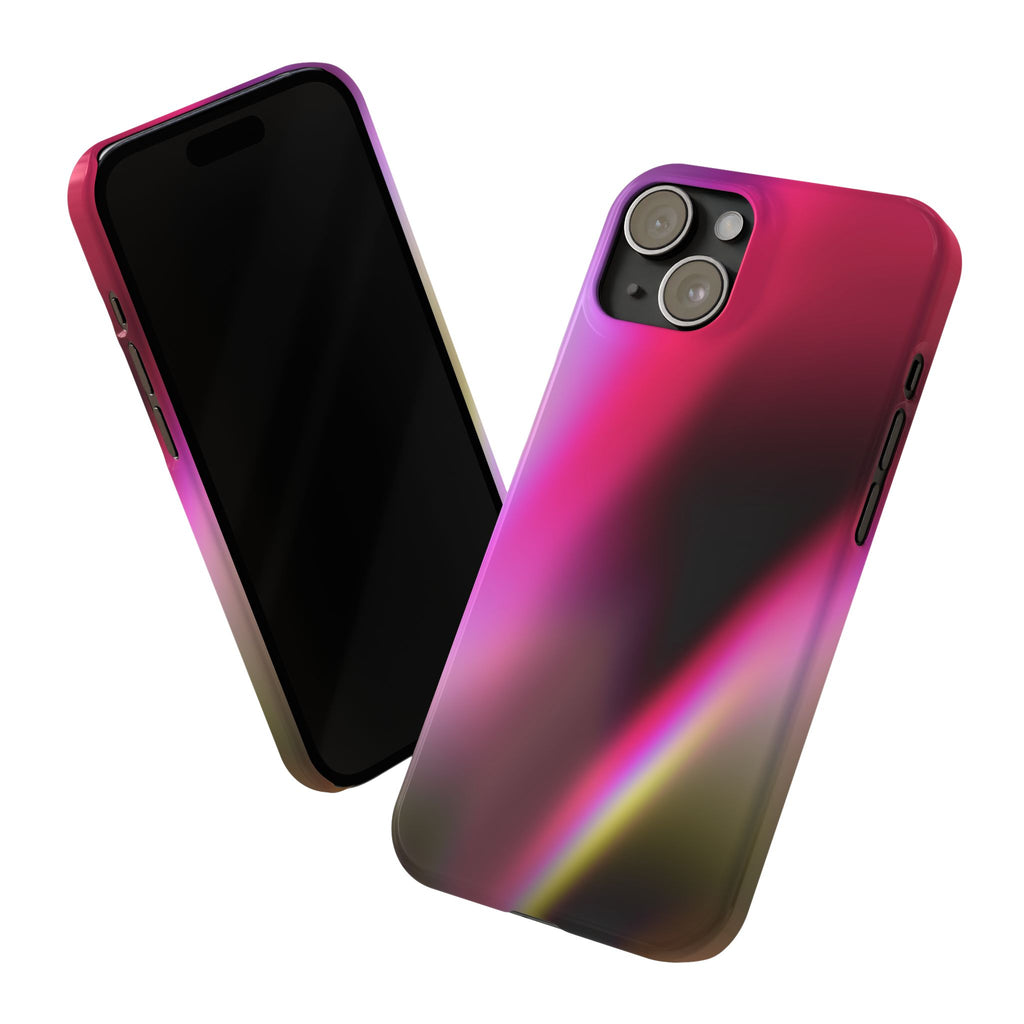 AURORA iPhone slim case - Pink/Black