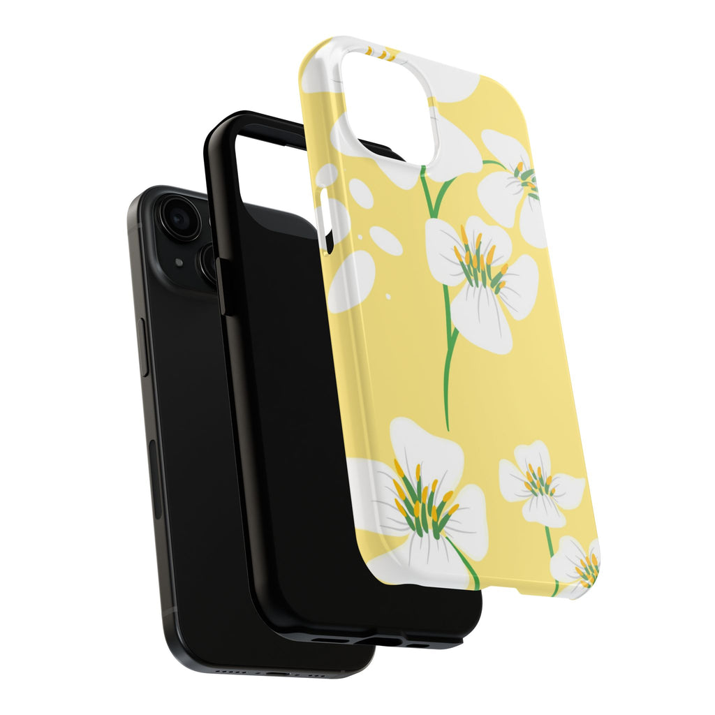 Yellow Florals iPhone Case
