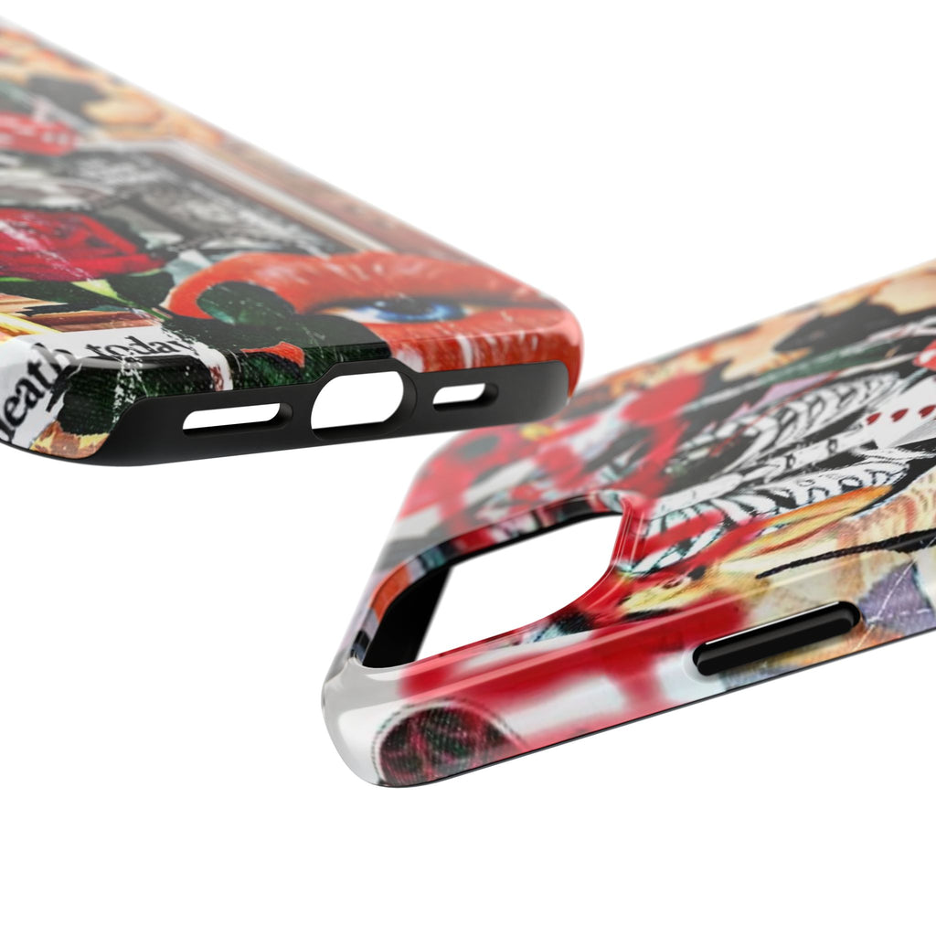 Black widow V2 collage iPhone case