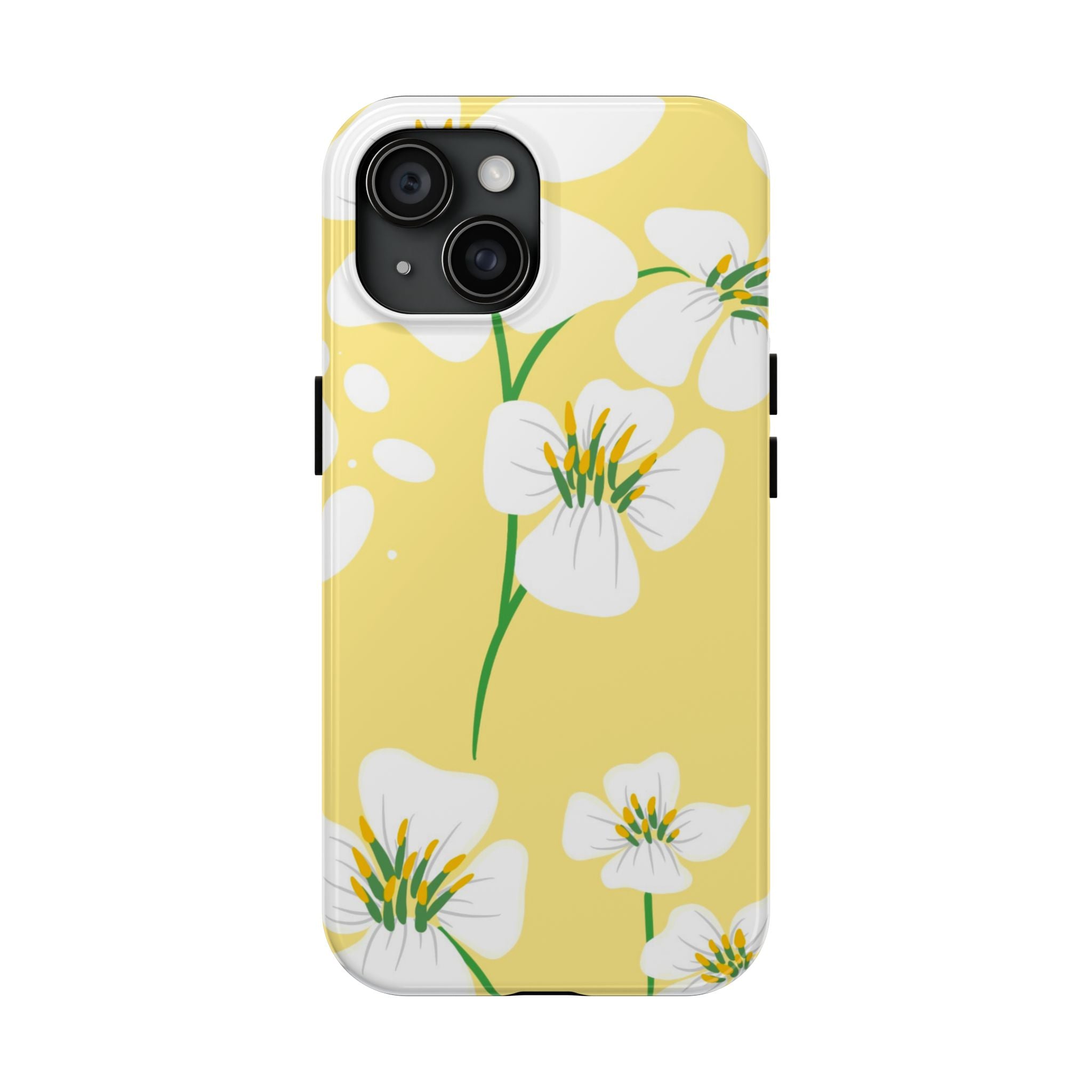 Yellow Florals iPhone Case