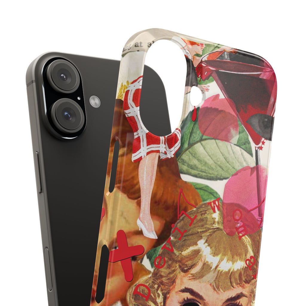 Twisted collage iPhone case
